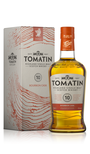 Tomatin 10 bourbon cask 70cl.